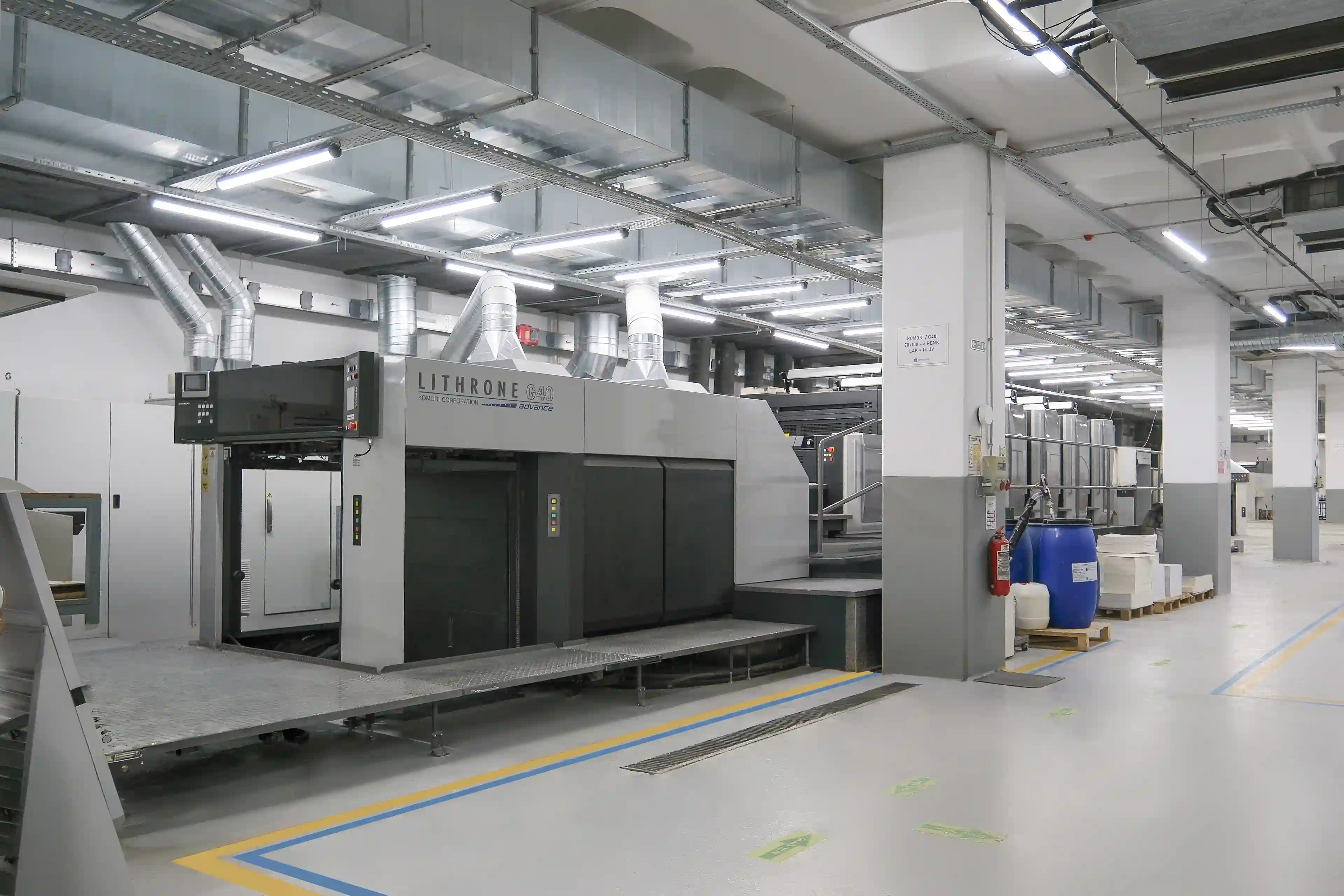 Komori Lithrone S40 Üretim Alanı