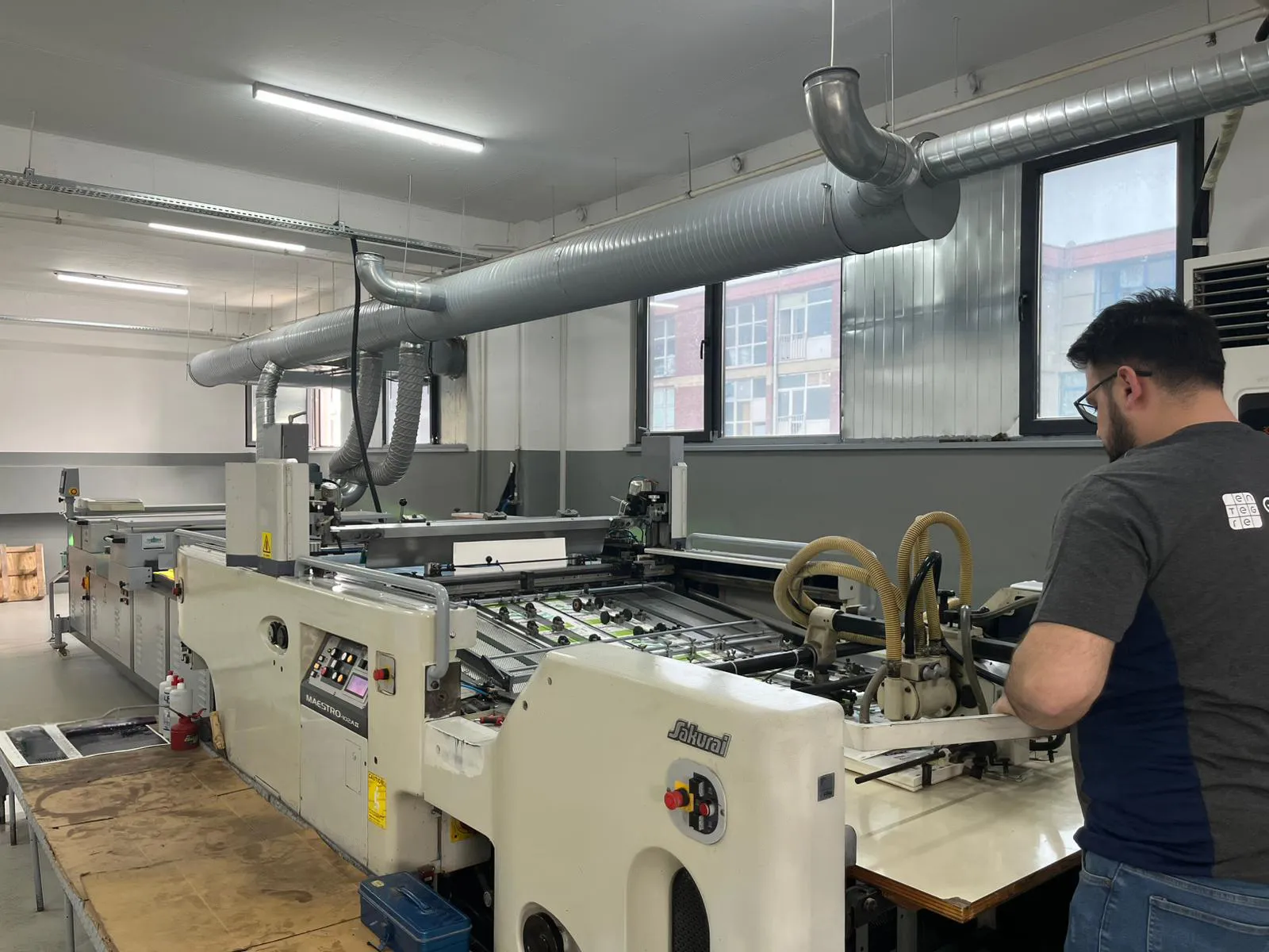 Sakurai Serigrafi Baskı Makinesi