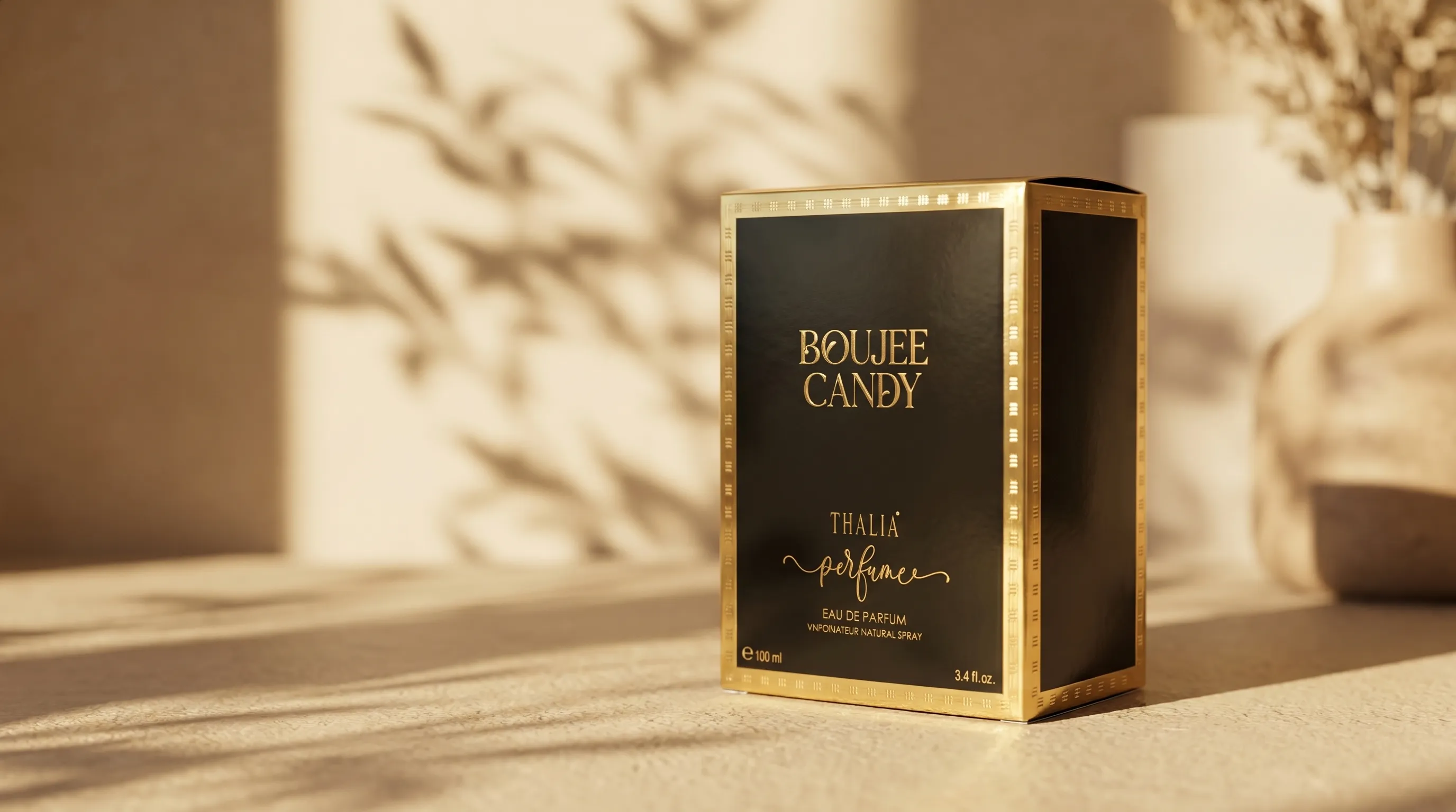 Thalia Boujee Candy Siyah Altın